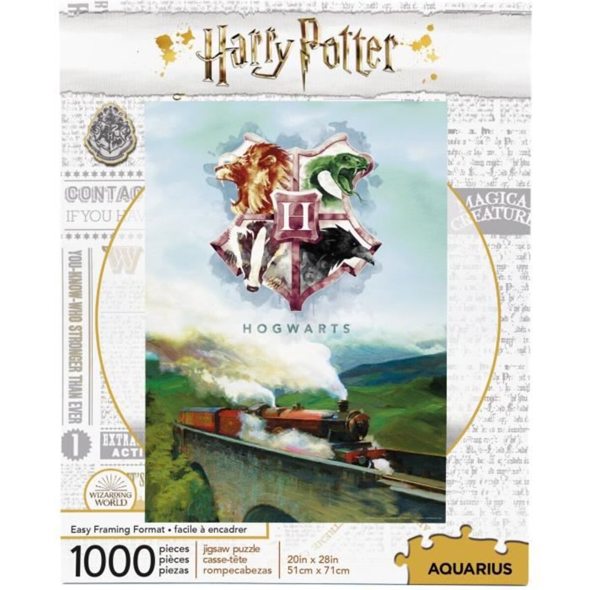 HARRY POTTER Valise Puzzle 1000 pieces - La Poste