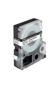 Cassette lc4wbw9 adhésif fort noir sur blanc 12mm x 9 m epson