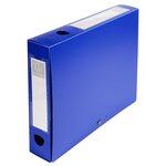 Boite De Classement À Pression Dos 60mm Polypropylène 7/10e Opaque - A4 - Bleu - X 10 - Exacompta