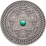 Pièce de monnaie en Argent 10 Dollars g 93.3 (3 oz) Millésime 2016 Mandala Art CELTIC