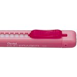 Stylo gomme CLIC ERASER  Corps Rose x 3 PENTEL