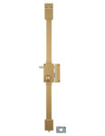 THIRARD - Serrure en applique Targa à tirage pour porte d'entrée  droite  3 pts  Transit2 Ø23mm  axe 45mm  or  4 clés