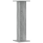vidaXL Supports pour plantes 2 Pièces sonoma gris bois d'ingénierie