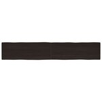 vidaXL Dessus de table bois massif traité bordure assortie