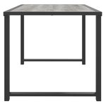 vidaXL Table de jardin anthracite 55x40x37 cm acier