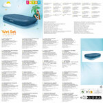 Intex Couverture de piscine rectangulaire 58412NP