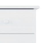 vidaXL Buffet ALTA blanc 77x35x165 cm bois massif de pin
