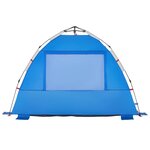 vidaXL Tente de plage 2 personnes libération rapide imperméable