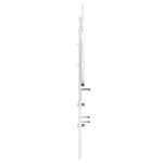 vidaXL Tête de lit blanc 150 cm bois massif de pin
