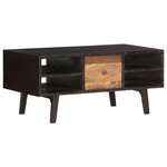 vidaXL Table basse 100x50x45 cm Bois de récupération massif