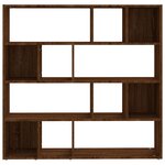 vidaXL Bibliothèque/Séparateur de pièce Chêne marron 105x24x102 cm