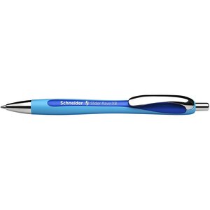 Stylo à bille slider rave bleu pointe extra large bleu x 10 schneider