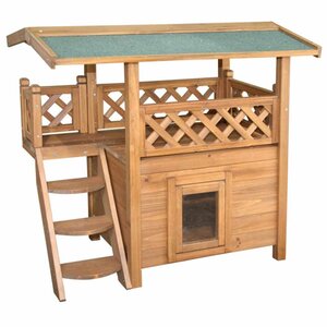 Kerbl Maison de chat Lodge 77x50x73 cm