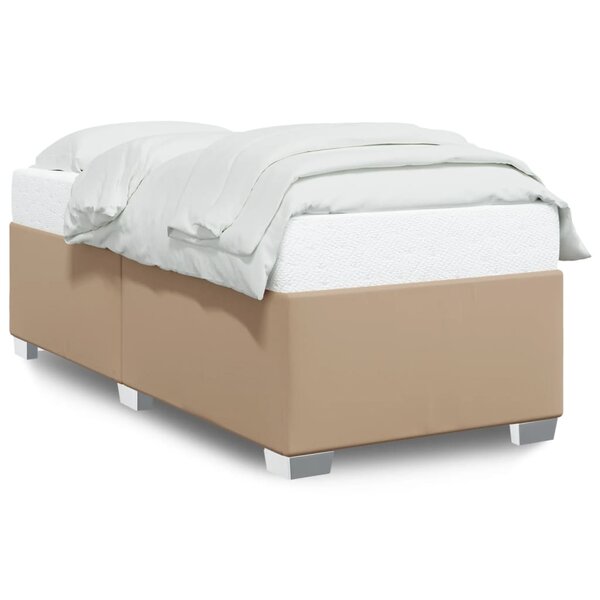 vidaXL Cadre de lit Cappuccino 80x200 cm Similicuir