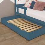Tiroir de lit 90 x 180 avec sommier BUDDY - vert pétrole