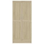 vidaXL Bibliothèque Chêne sonoma 82 5x30 5x185 5 cm Bois d'ingénierie