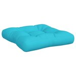 vidaXL Coussins de palette lot de 2 turquoise tissu Oxford