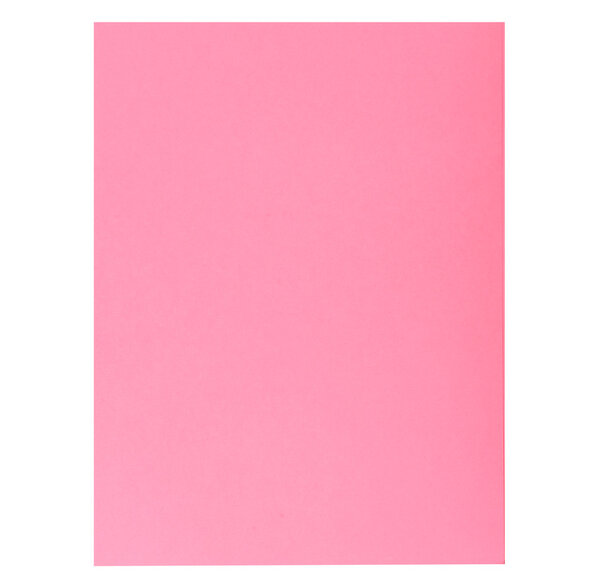 Paquet de 50 chemises 1 rabat JURA 250 en carte 240 grammes rose EXACOMPTA