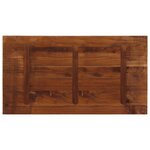 vidaXL Dessus de table 100x50x3 8cm rectangulaire bois massif récupéré