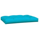 vidaXL Coussins de palette lot de 5 turquoise tissu