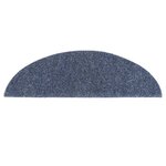 vidaXL Tapis autoadhésifs de marches 5 Pièces Bleu 56x17x3 cm Aiguilleté
