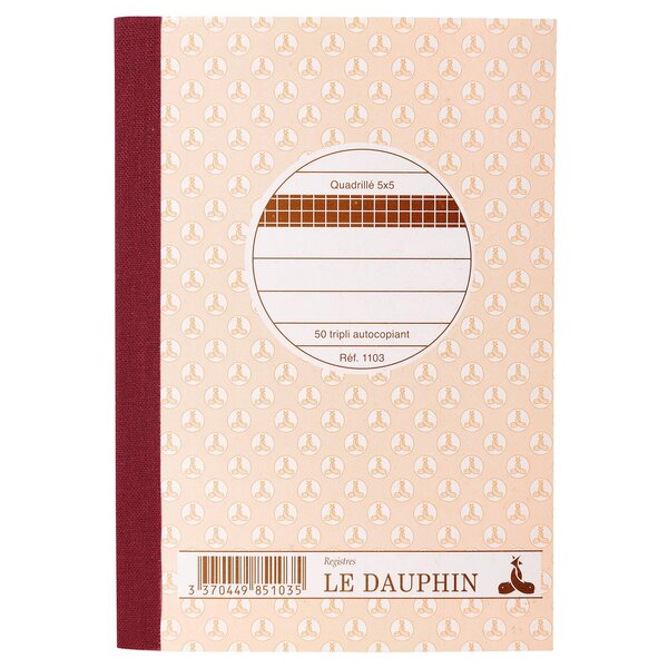 Manifold 148x105 Quadrillé 50 Tripli - Avoine - X 5 - Le Dauphin