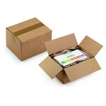 Caisse carton brune simple cannelure raja 38 5x37x14 cm (lot de 20)