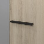 Armoire - chêne Kronberg - 4 portes et 2 tiroirs - Chambre - 198 x 203 1 x 56 6 cm