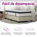 vidaXL Matelas à ressorts ensachés moyen plus 70x200 cm