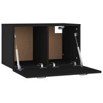 vidaXL Armoire murale Noir 60x36 5x35 cm Bois d'ingénierie