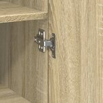vidaXL Buffet haut chêne sonoma 30x42 5x185 cm bois d'ingénierie