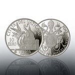 Pièce de monnaie 10 euro Vatican 2021 argent BE – UNESCO