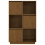 vidaXL Buffet Marron miel 74x35x117 cm Bois massif de pin