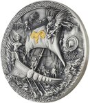 Pièce de monnaie en Argent 5 Dollars g 62.2 (2 oz) Millésime 2023 Argonauts ARGO SHIP