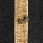 vidaXL Buffet avec 2 portes 55x35x75 cm bois massif manguier et fer