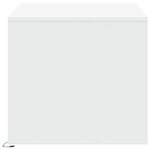 vidaXL Table basse avec lumières LED blanc bois d'ingénierie