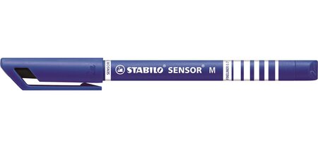 Stylo Feutre Sensor M Pointe Moyenne Bleu STABILO