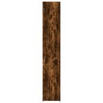 vidaXL Armoire de rangement mince chêne fumé 40x42 5x225 cm
