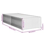 vidaXL Cadre de lit Rose 90x190 cm Velours