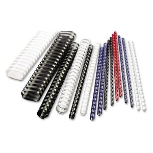 Lot de 50 CombBind Peignes de reliure blanc 28 mm GBC