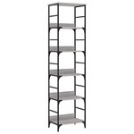 vidaXL Bibliothèque sonoma gris 50x33x188 5 cm bois d'ingénierie
