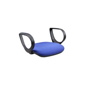 Paire d'accoudoirs fixes pour siège Team, polypropylène, noir