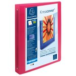 Classeur 4 Anneaux 30mm Polypropylène Chromaline 7/10e Krea Cover - A4 Maxi - Couleurs Assorties - X 15 - Exacompta