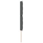 vidaXL Tête de lit Design Lines Gris Foncé 140 cm Tissu