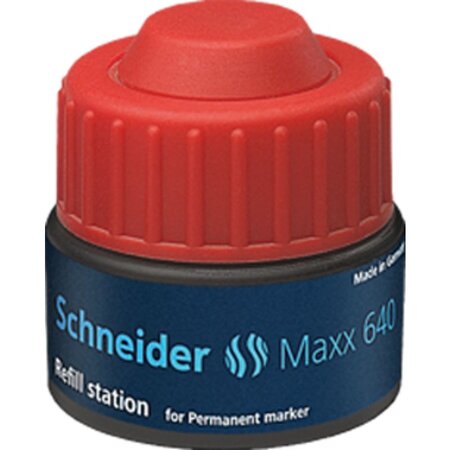 Station de recharge Maxx 640 rouge pour Marqueur permanent SCHNEIDER