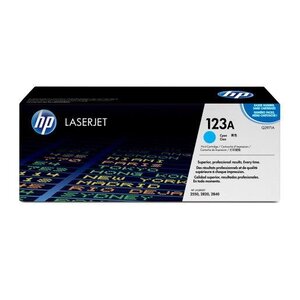 Toner d'origine Q3971A pour Color LaserJet 2550/2550L, cyan HP