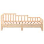 vidaXL Lit coulissant 2x(90x190) cm Bois de pin massif