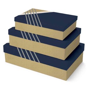 Set de boîtes cadeaux 'Modern' 3 pièces CLAIREFONTAINE