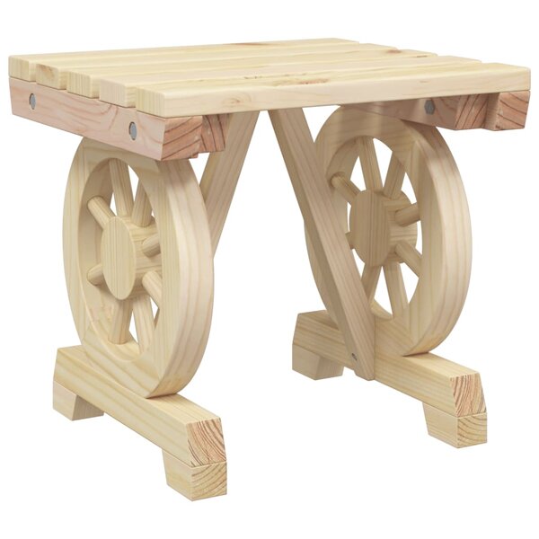 vidaXL Repose-pied de jardin 40x36 5x38 5 cm bois massif sapin