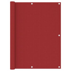 vidaXL Écran de balcon Rouge 120x400 cm Tissu Oxford